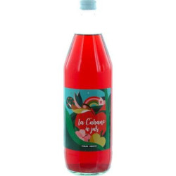 *PRODUIT BLOQUE* JUS DE POMME HIBISCUS CABANE A JUS 1L
